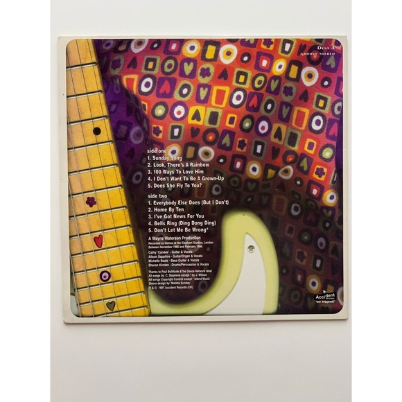 The Candees Candyfloss LP 1997 Accident Records VG+ Dent 4 Candy Floss - Picture 2 of 7